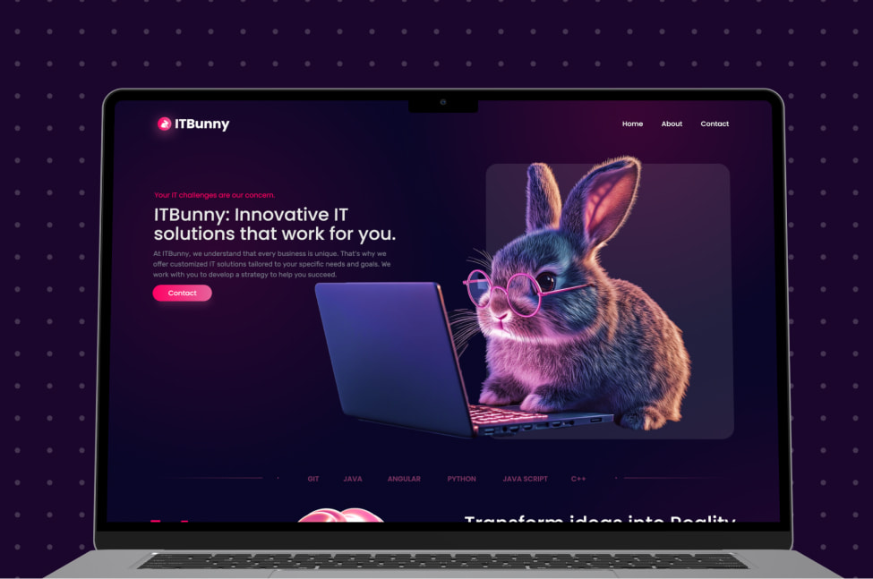 Кейс по разработке дизайна для ITBunny